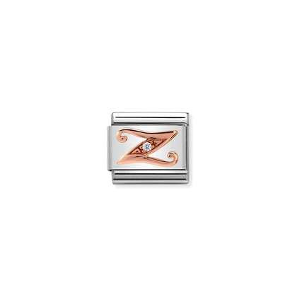 Nomination Letter Charms A-Z In Rose Gold
