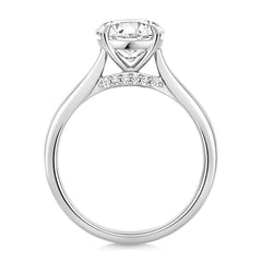 Platinum 2.00ct Certified Brilliant Cut Lab Grown Diamond Engagement Ring