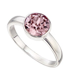 June Sterling Silver Birthstone Ring