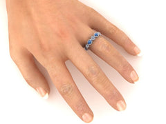 9ct White Gold Ashes Memorial Ring