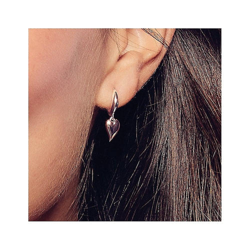 Kit Heath Desire Kiss Blush Mini Heart Hoop Drop Earrings