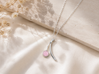 Sterling Silver Ashes Memorial  Pendant And Chain