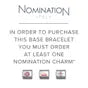 Nomination Rose Gold Classic Starter Charm Bracelet.