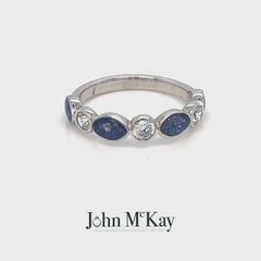 9ct White Gold Ashes  Memorial Ring