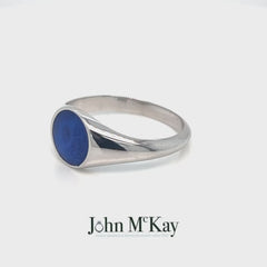 9ct White Gold Ashes Memorial Ring
