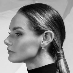 Kit Heath Sterling Silver Infinity Hoop Earrings