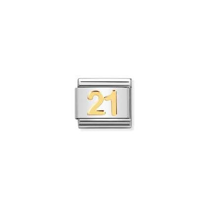 Nomination Gold Number Charms 16-80