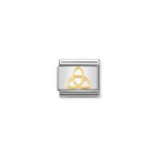 Nomination Charm, Composable Link, Trinity Knot Collection Composable