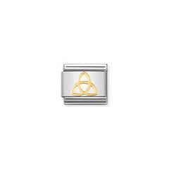 Nomination Charm, Composable Link, Trinity Knot Collection Composable