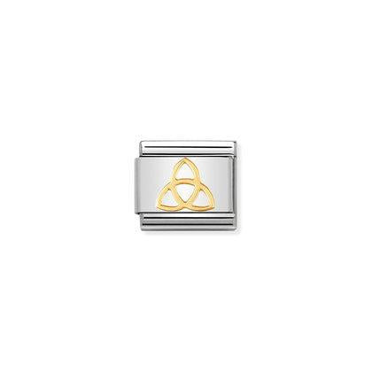 Nomination Charm, Composable Link, Trinity Knot Collection Composable