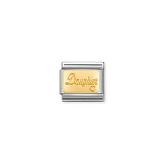 Nomination Composable Link gold Daughter Charm