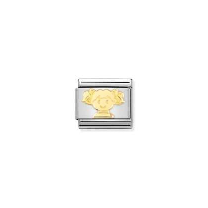Nomination Composable Gold Girl Charm