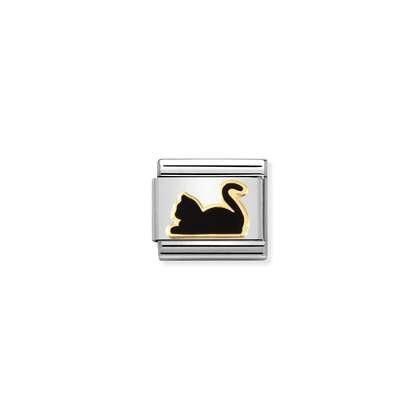 Nomination Black Cat Symbol Charm