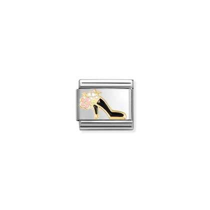 Nomination High Heel Shoe Black Charm