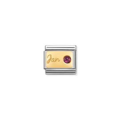 JANUARY - DECEMBER BIRTHSTONE NOMINATION CHARMS