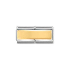 Nomination Composable Classic Double Link Engravable Charm