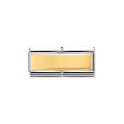Nomination Composable Classic Double Link Engravable Charm