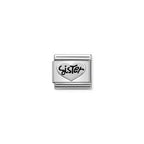 Nomination Silver Sister Heart Charm