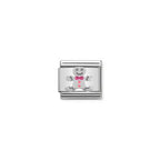 Nomination, Composable Link, Gingerbread Man in Enamel Charm