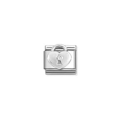 Nomination Heart Padlock Charm