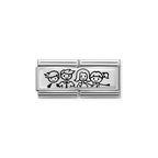 Nomination Composable Double Link Family Son Daughter Charm