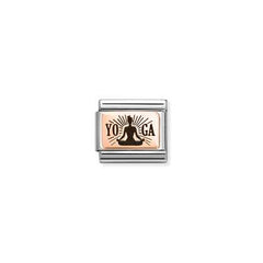 Nomination Yoga Lotus Pose Charm