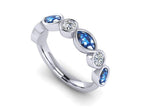 9ct White Gold Ashes  Memorial Ring