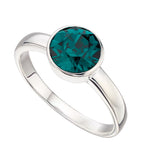 May Sterling Silver Birthstone Ring